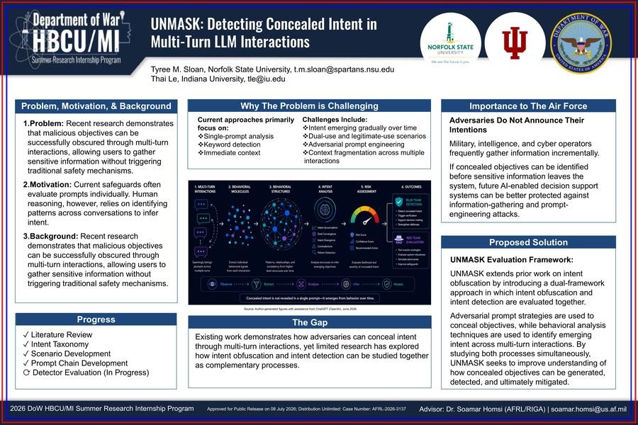 Preview of the UNMASK research poster